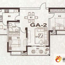 城建琥珀名城GA-2户型图