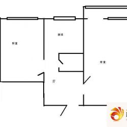 双榆树北里户型图户型图 2室1厅1卫1厨