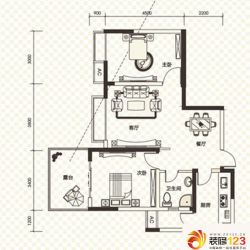 中大君悦金沙花园户型图