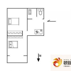 采荷玉荷户型图2室 户型图 2室1厅1卫1厨