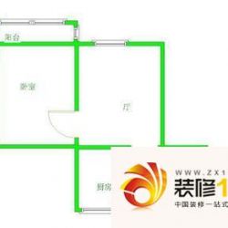 机神新村户型图1室 户型图 1室1厅1卫1厨