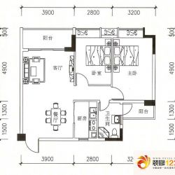 翠华花园二期户型图