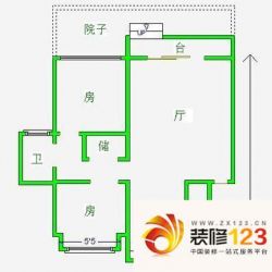 复地翠微新城 2室 户型图