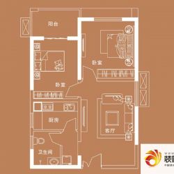 绿城水岸名苑D东户型户型图