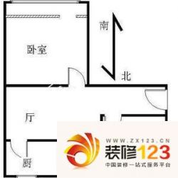 太平桥东里户型图户型图 2室1厅1卫1厨