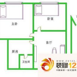 玉林里小区户型图户型图 2室1厅1卫1厨