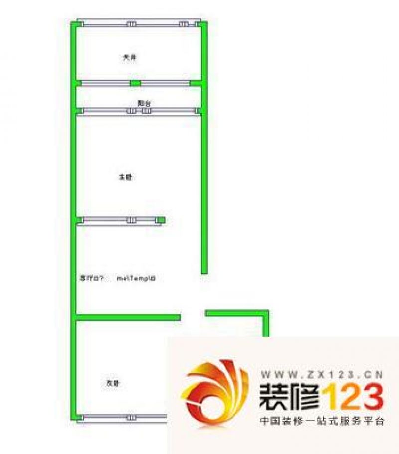 同心路93弄 2室 户型图