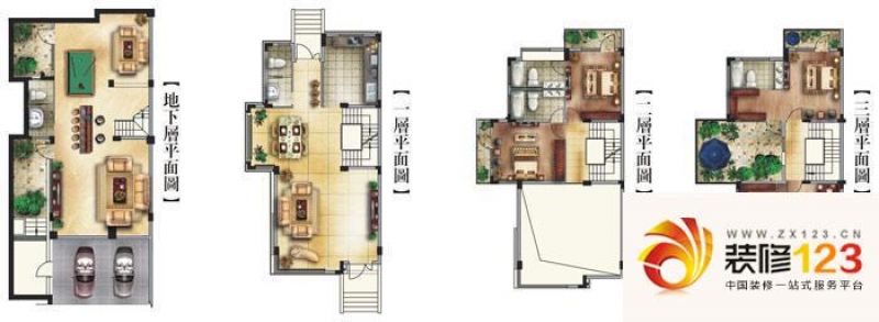 滨江明珠城户型图T2-1户型图 4室4厅6卫1厨