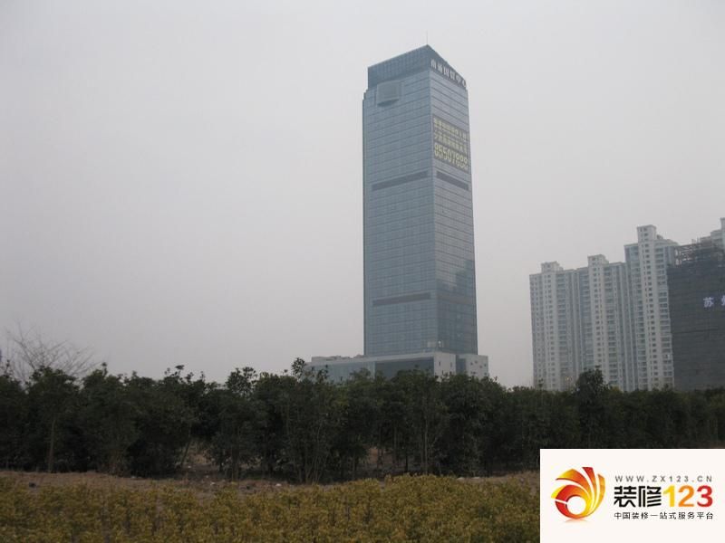 南通国际贸易中心实景图外观（2011.01.26）
