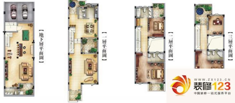 滨江明珠城户型图A1户型图 5室4厅5卫1厨