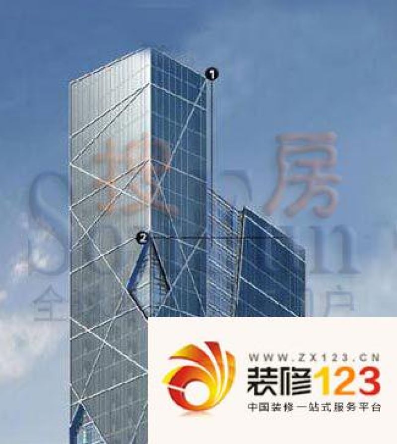东方梅地亚中心外景图c座