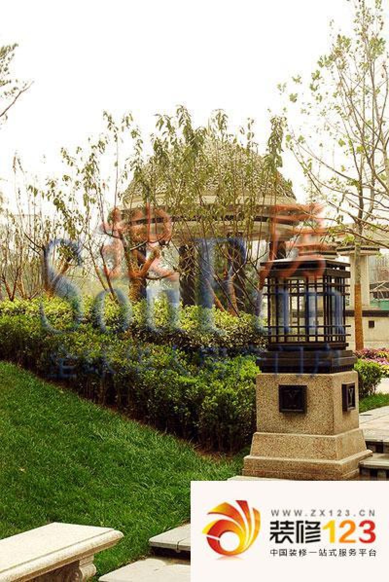 西钓鱼台庄园别墅外景图实景图