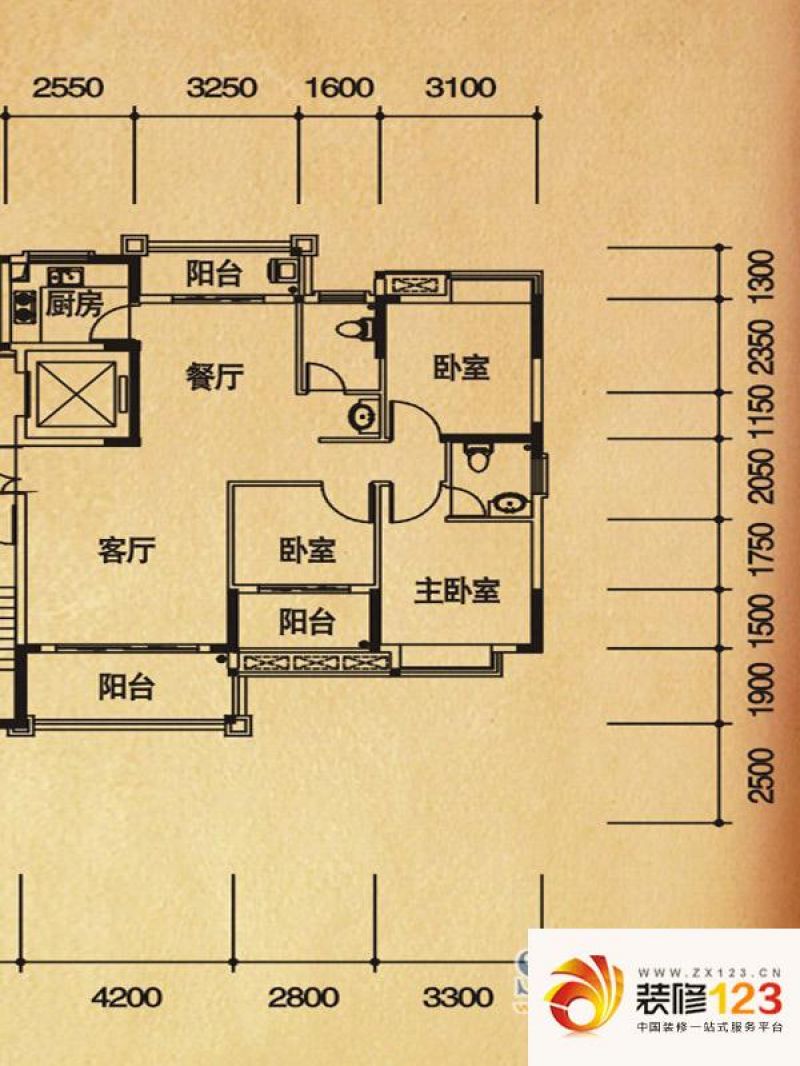 南昌联泰香域滨江桥郡联泰香域滨江桥郡户型图18#楼平面图 图片大全