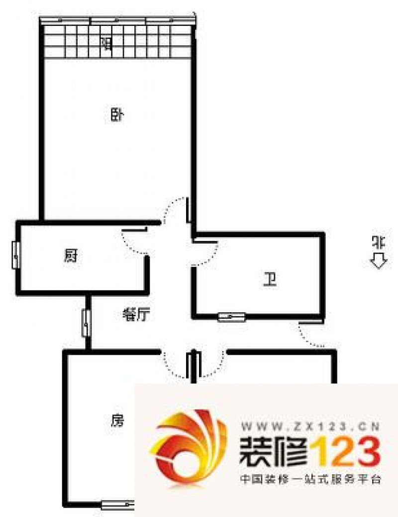 同心路93弄 2室 户型图