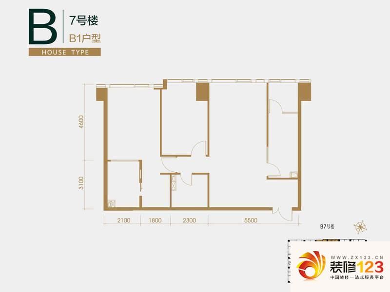 林肯公園b1戶型戶型圖