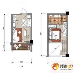 金都城市芯宇B1户型户型图 ...