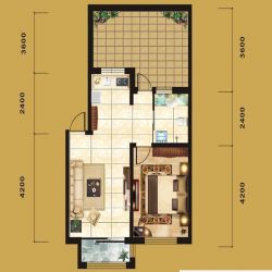 青石花语户型图8号楼 U户型图 1 ...