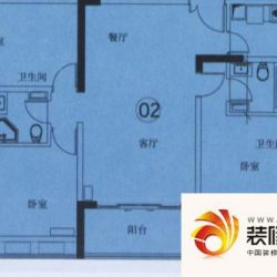 星晨时代豪庭户型图7座3-4层02单 ...