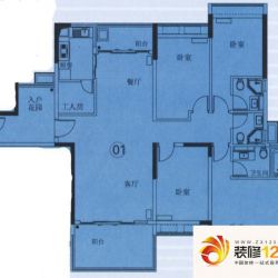 星晨时代豪庭户型图8座5层01单位 ...