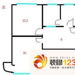 上海 共康前进公寓 户型图 ...