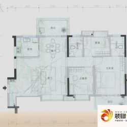 富豪山庄二期E04户型户型图 ...