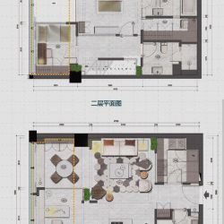 西溪moho住宅户型图A户型 3室2厅 ...