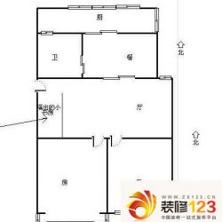 紫金花园户型图两室两厅 2室2厅1 ...