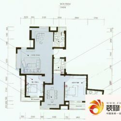 大都上东国际户型图标准层A户型  ...