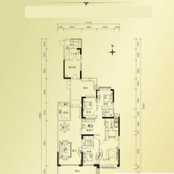 天骄峰景户型图平墅平面图 5室3 ...