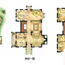 南丰御园A02户型户型图