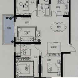 蓝庭国际户型图