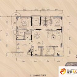 大学城馨园户型图御府C1-01单元  ...