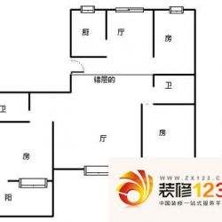 华元芳满庭户型图3室 户型图 3室 ...