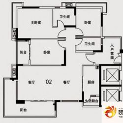 越秀可逸阳光户型图