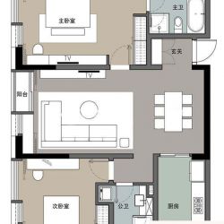 菲呢克斯国际公寓户型图