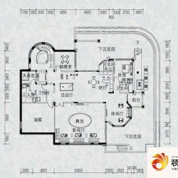 恒大海上威尼斯别墅户型图