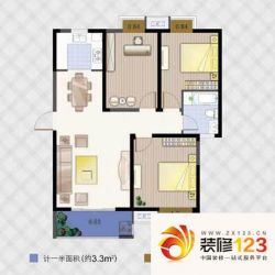 万达广场D区住宅G5户型户型图 ...