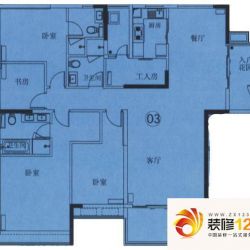 星晨时代豪庭户型图8座5层03单位 ...