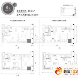 哥伦布广场户型图