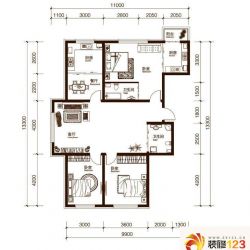 天一朝阳地矿花园户型图A户型图  ...