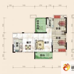 锦地繁花户型图