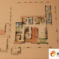 天利中央花园户型图3栋1单元01户 ...