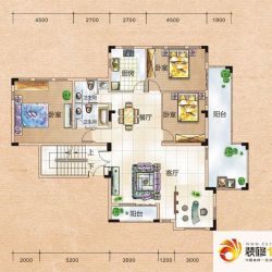 银地班芙小镇户型图B1-4、B3-4户 ...