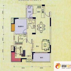 新长江顺心居户型图1栋1、2、3座 ...