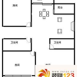香樟公寓户型图