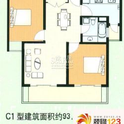 康悦亚洲花园户型图C1、C2户型图 ...