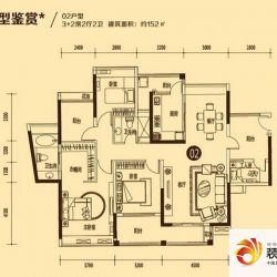 诺德名都户型图金山湖1号02户型  ...