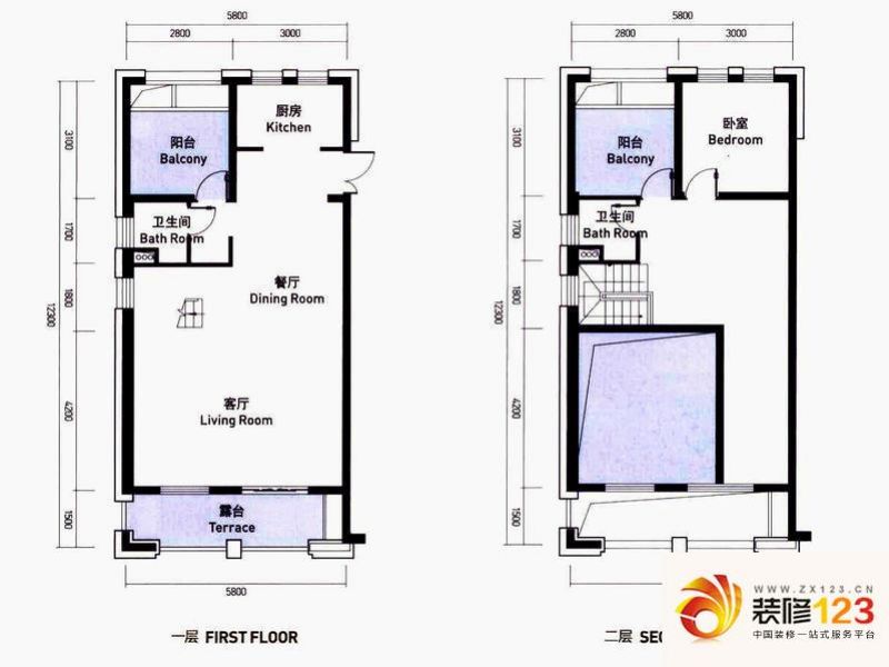 华盛达阅城L户型户型图 ...