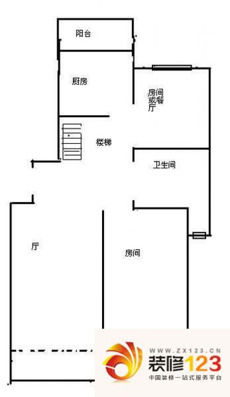 永和家园 2室 户型图