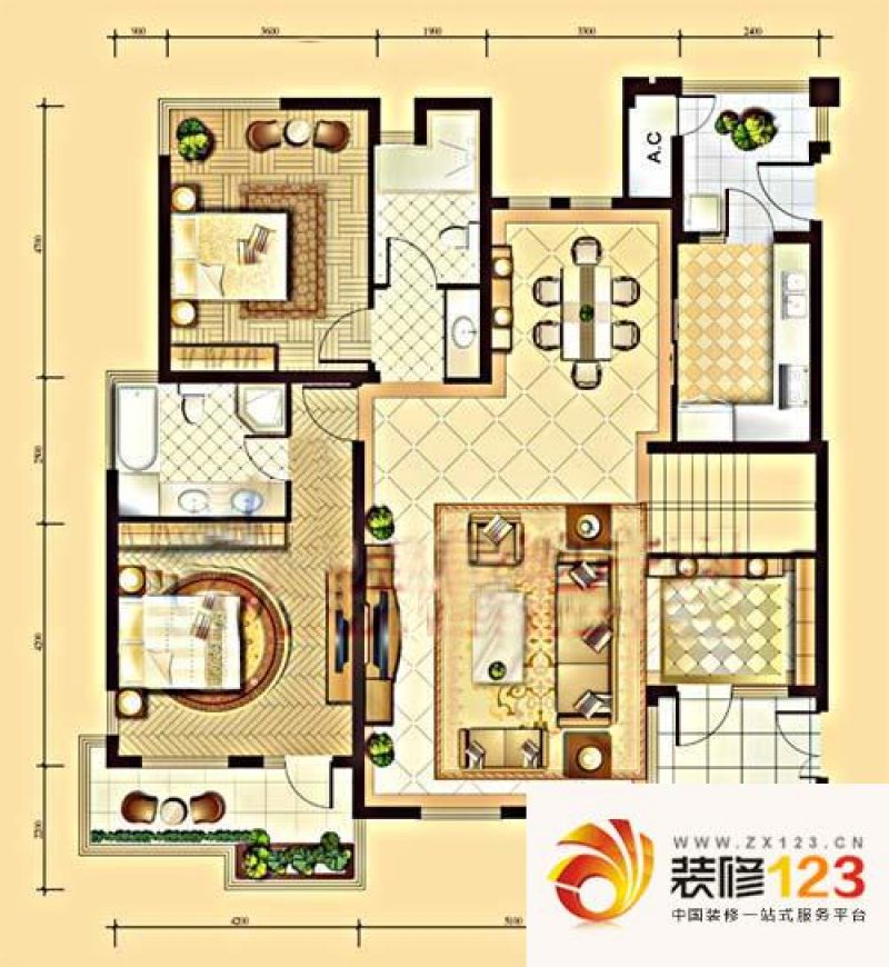 余姚伊顿国际伊顿国际户型图s-3户型图 2室2厅 .